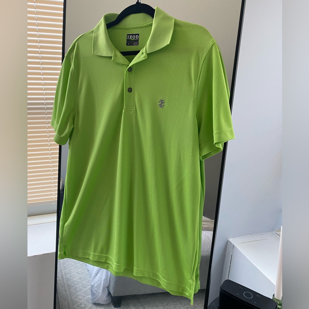 Izod - Performance Golf Grid Stretch Polo - Size M